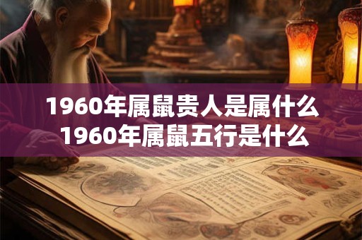 1960年属鼠贵人是属什么 1960年属鼠五行是什么