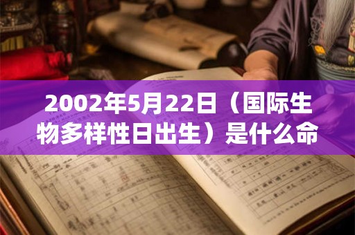 2002年5月22日（国际生物多样性日出生）是什么命_命运如何