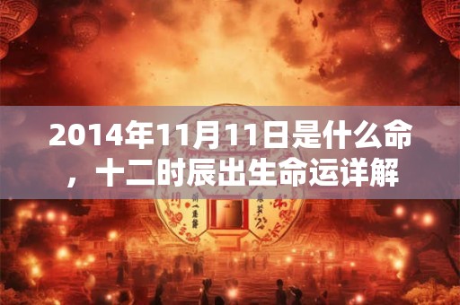 2014年11月11日是什么命,十二时辰出生命运详解 2014年11月11日是什么命,十二时辰出生命运详解