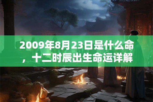 2009年8月23日是什么命,十二时辰出生命运详解 2009年8月23日是什么命,十二时辰出生命运详解