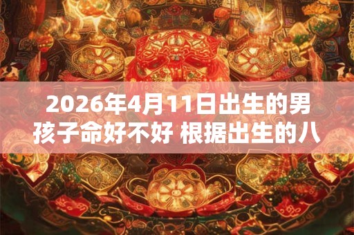 2026年4月11日出生的男孩子命好不好 根据出生的八字取名字 2026年4月11日出生的男孩子命好不好 根据出生的八字取名字