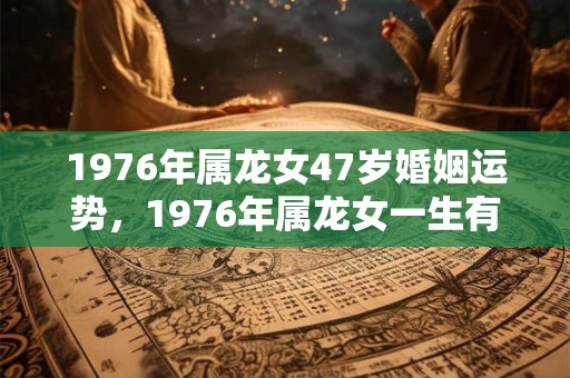 1976年属龙女47岁婚姻运势，1976年属龙女一生有几个孩子？