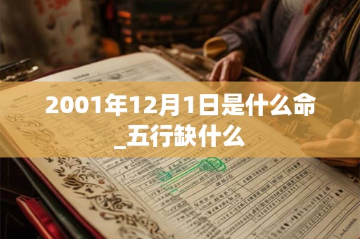 2001年12月1日是什么命_五行缺什么