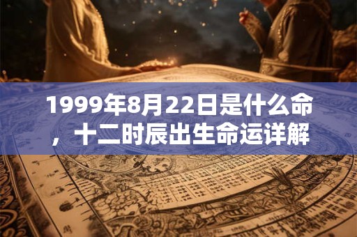 1999年8月22日是什么命,十二时辰出生命运详解 1999年8月22日是什么命,十二时辰出生命运详解