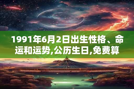 1991年6月2日出生性格、命运和运势,公历生日,免费算命 1991年6月2日出生性格、命运和运势,公历生日,免费算命