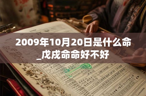 2009年10月20日是什么命_戊戌命命好不好 2009年10月20日是什么命_戊戌命命好不好
