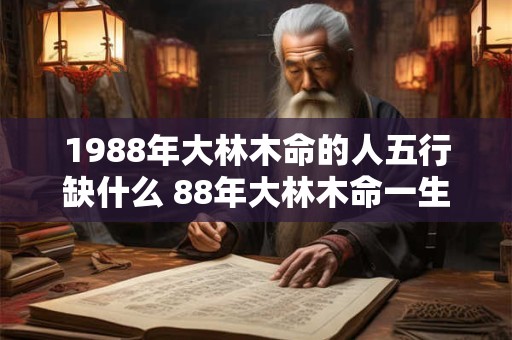 1988年大林木命的人五行缺什么 88年大林木命一生命运 1988年大林木命的人五行缺什么 88年大林木命一生命运