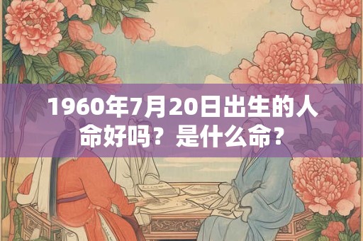 1960年7月20日出生的人命好吗?是什么命? 1960年7月20日出生的人命好吗?是什么命?