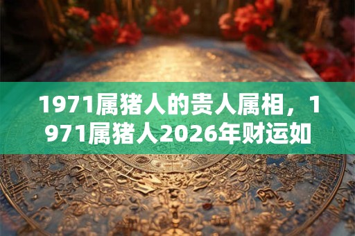 1971属猪人的贵人属相，1971属猪人2026年财运如何？