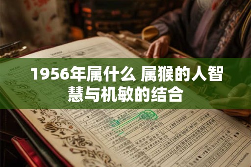 1956年属什么 属猴的人智慧与机敏的结合