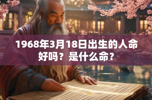 1968年3月18日出生的人命好吗?是什么命? 1968年3月18日出生的人命好吗?是什么命?