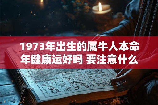 1973年出生的属牛人本命年健康运好吗 要注意什么