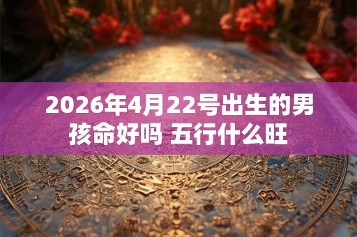 2026年4月22号出生的男孩命好吗 五行什么旺 2026年4月22号出生的男孩命好吗 五行什么旺