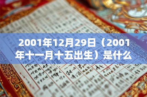 2001年12月29日（2001年十一月十五出生）是什么命_命运如何