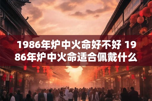 1986年炉中火命好不好 1986年炉中火命适合佩戴什么