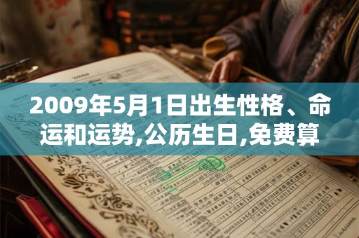 2009年5月1日出生性格、命运和运势,公历生日,免费算命