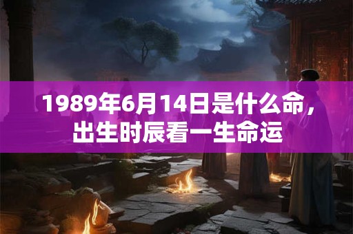 1989年6月14日是什么命,出生时辰看一生命运 1989年6月14日是什么命,出生时辰看一生命运