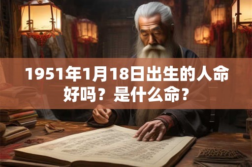 1951年1月18日出生的人命好吗？是什么命？