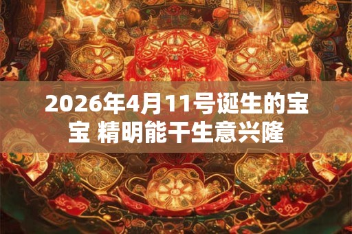 2026年4月11号诞生的宝宝 精明能干生意兴隆