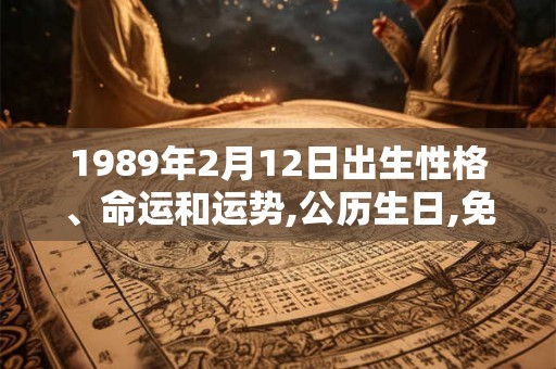 1989年2月12日出生性格、命运和运势,公历生日,免费算命 1989年2月12日出生性格、命运和运势,公历生日,免费算命