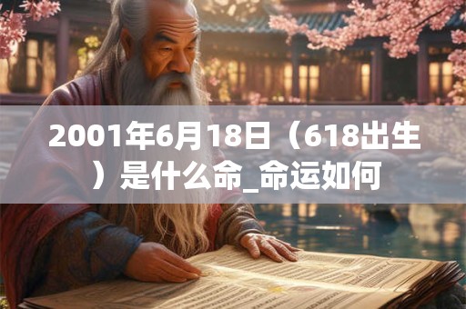 2001年6月18日（618出生）是什么命_命运如何