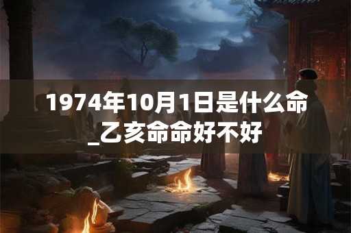 1974年10月1日是什么命_乙亥命命好不好 1974年10月1日是什么命_乙亥命命好不好