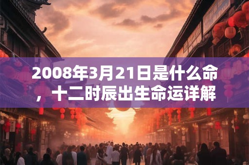2008年3月21日是什么命,十二时辰出生命运详解 2008年3月21日是什么命,十二时辰出生命运详解