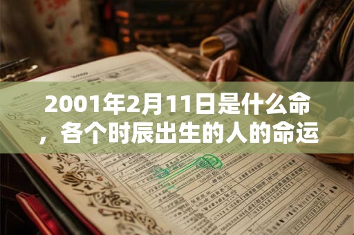 2001年2月11日是什么命,各个时辰出生的人的命运 2001年2月11日是什么命,各个时辰出生的人的命运