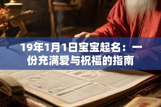 19年1月1日宝宝起名:一份充满爱与祝福的指南 19年1月1日宝宝起名:一份充满爱与祝福的指南