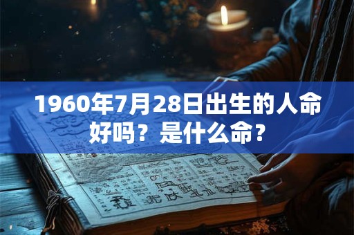 1960年7月28日出生的人命好吗？是什么命？