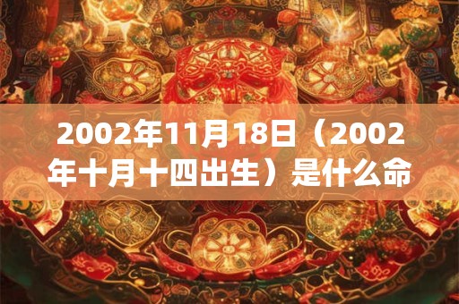 2002年11月18日（2002年十月十四出生）是什么命_命运如何