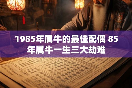 1985年属牛的最佳配偶 85年属牛一生三大劫难