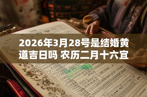 2026年3月28号是结婚黄道吉日吗 农历二月十六宜嫁娶吗