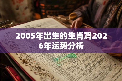 2005年出生的生肖鸡2026年运势分析