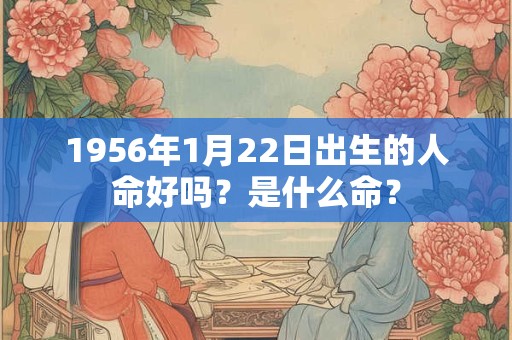 1956年1月22日出生的人命好吗？是什么命？