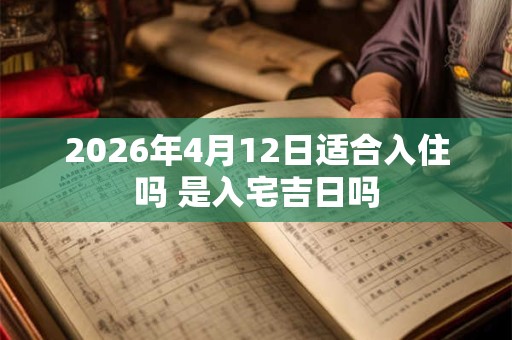 2026年4月12日适合入住吗 是入宅吉日吗