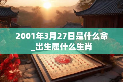 2001年3月27日是什么命_出生属什么生肖 2001年3月27日是什么命_出生属什么生肖