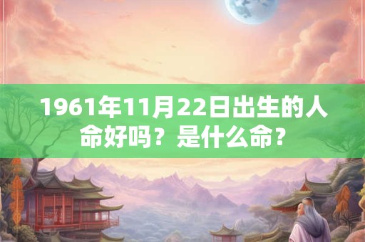 1961年11月22日出生的人命好吗?是什么命? 1961年11月22日出生的人命好吗?是什么命?