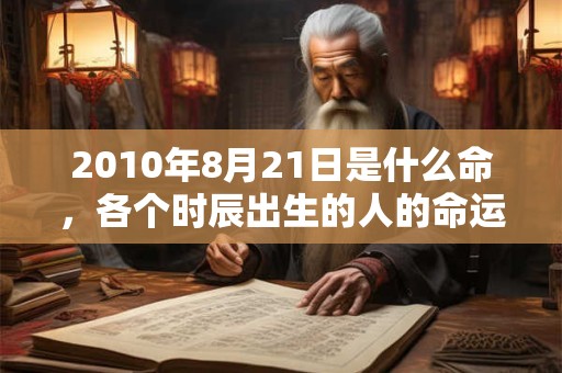 2010年8月21日是什么命,各个时辰出生的人的命运 2010年8月21日是什么命,各个时辰出生的人的命运