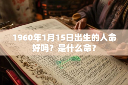 1960年1月15日出生的人命好吗？是什么命？