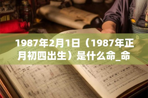1987年2月1日（1987年正月初四出生）是什么命_命运如何