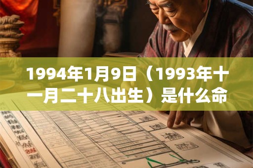 1994年1月9日(1993年十一月二十八出生)是什么命_命运如何 1994年1月9日(1993年十一月二十八出生)是什么命_命运如何