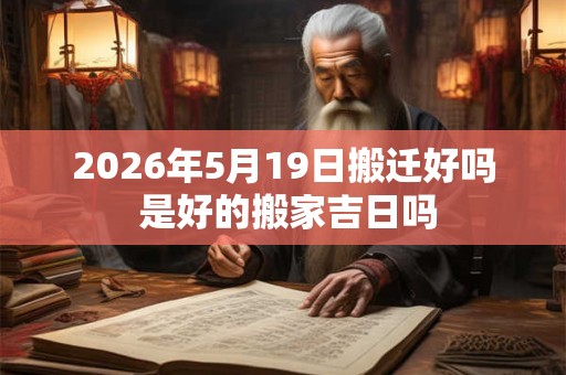 2026年5月19日搬迁好吗 是好的搬家吉日吗