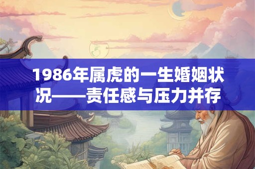 1986年属虎的一生婚姻状况——责任感与压力并存