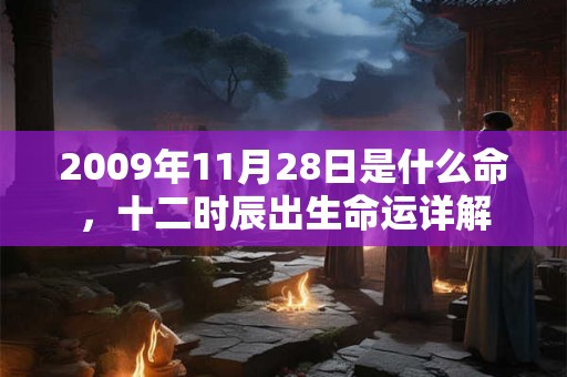2009年11月28日是什么命,十二时辰出生命运详解 2009年11月28日是什么命,十二时辰出生命运详解