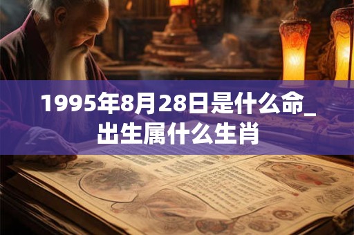 1995年8月28日是什么命_出生属什么生肖 1995年8月28日是什么命_出生属什么生肖