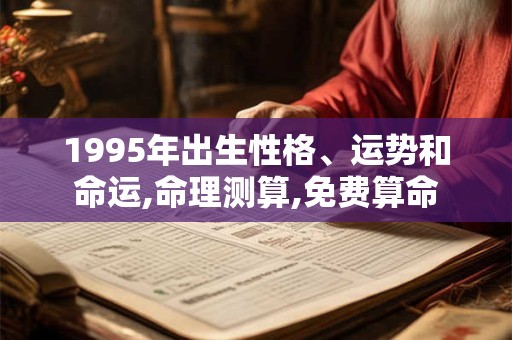 1995年出生性格、运势和命运,命理测算,免费算命 1995年出生性格、运势和命运,命理测算,免费算命