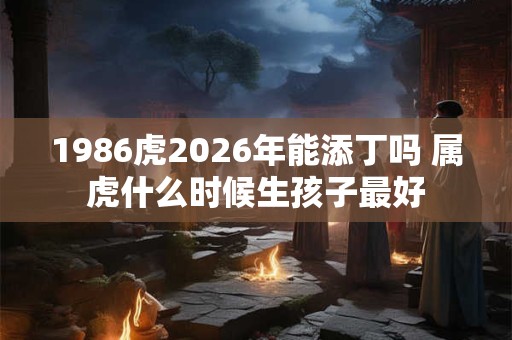 1986虎2026年能添丁吗 属虎什么时候生孩子最好 1986虎2026年能添丁吗 属虎什么时候生孩子最好