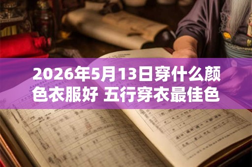 2026年5月13日穿什么颜色衣服好 五行穿衣最佳色