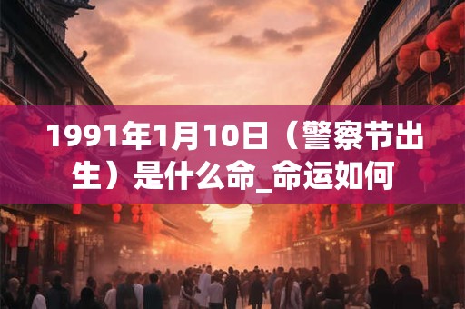 1991年1月10日（警察节出生）是什么命_命运如何